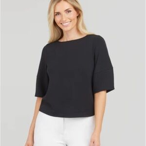 SPANX Black Short Sleeve Women's Tee